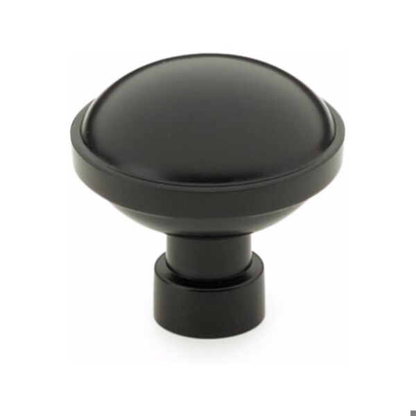 Emtek Brandt 1-1/4 in Cabinet Knob Flat Black Finish 86695US19 - main
